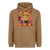 Toasted Coconut food is my valentine Heavyweight Hoodie - FaDigitalArtStudio