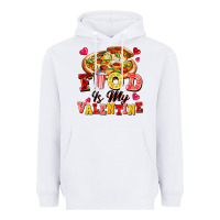 White food is my valentine Heavyweight Hoodie - FaDigitalArtStudio
