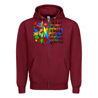 Burgundy always unique totally intelligent sometimes myster Zipper Hoodie - Zillion Design Studio