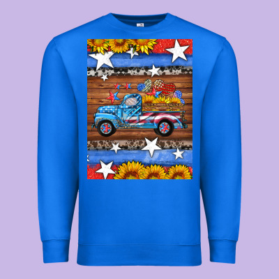 American Truck Air Freshener Premium Sweatshirt Designed By Hra Design Shop