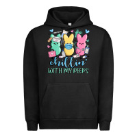 Pigment Black chillin with my peeps Urban Hoodie - MaliasSmallBusiness
