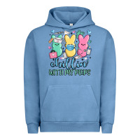 Pigment Pebble Blue chillin with my peeps Urban Hoodie - MaliasSmallBusiness