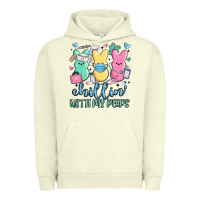 Pigment Pistachio chillin with my peeps Urban Hoodie - MaliasSmallBusiness