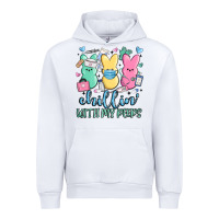 White chillin with my peeps Urban Hoodie - MaliasSmallBusiness