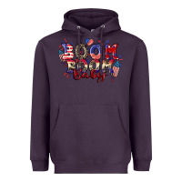 Plum Boom boom baby 4th of july Heavyweight Hoodie - CowGirlArtShop