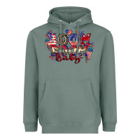 Sage Boom boom baby 4th of july Heavyweight Hoodie - CowGirlArtShop