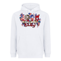 White Boom boom baby 4th of july Heavyweight Hoodie - CowGirlArtShop
