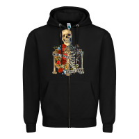 Black inhale peace exhale chaos Zipper Hoodie - RanaPortraitStore