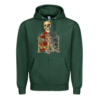 Sports Green inhale peace exhale chaos Zipper Hoodie - RanaPortraitStore