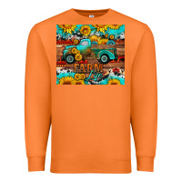 Carrot western farm life truck sunflowers  mousepad Premium Sweatshirt - HRA Design Shop