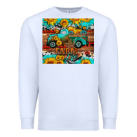 White western farm life truck sunflowers  mousepad Premium Sweatshirt - HRA Design Shop
