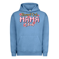 Pigment Pebble Blue stressed out mama club Urban Hoodie - MaliasSmallBusiness