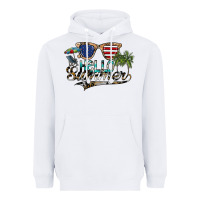 White hello summer Heavyweight Hoodie - SublimationCraftShop