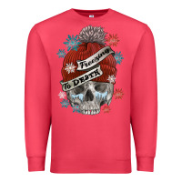 Cardinal freezing to death skull Premium Sweatshirt - FaDigitalArtStudio