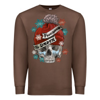 Chestnut freezing to death skull Premium Sweatshirt - FaDigitalArtStudio