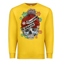 Lemon freezing to death skull Premium Sweatshirt - FaDigitalArtStudio