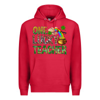 Cardinal one lucky teacher st patricks Premium Hoodie - NancyCooperArtShop