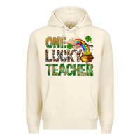 Sandshell one lucky teacher st patricks Premium Hoodie - NancyCooperArtShop