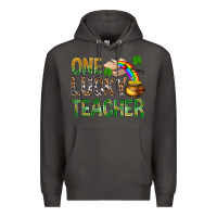 Smoke one lucky teacher st patricks Premium Hoodie - NancyCooperArtShop