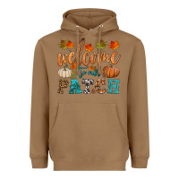 Toasted Coconut welcome to our patch Heavyweight Hoodie - HRA Design Shop