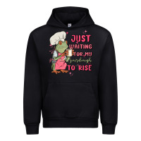 Black waiting for my sourdough to rise Urban Hoodie - MaliasSmallBusiness