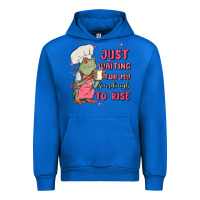 Cobalt waiting for my sourdough to rise Urban Hoodie - MaliasSmallBusiness