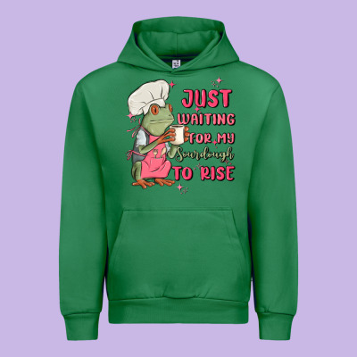 Waiting For My Sourdough To Rise Urban Hoodie Designed By Maliassmallbusiness