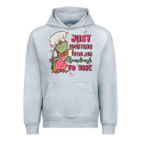 Heather Grey waiting for my sourdough to rise Urban Hoodie - MaliasSmallBusiness