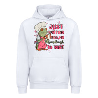 White waiting for my sourdough to rise Urban Hoodie - MaliasSmallBusiness