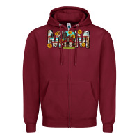 Burgundy barn mom western mother s day Zipper Hoodie - texasbilliewilder