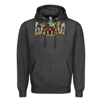 Charcoal Heather barn mom western mother s day Zipper Hoodie - texasbilliewilder