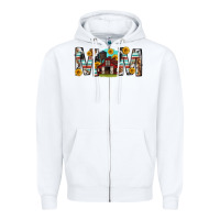 White barn mom western mother s day Zipper Hoodie - texasbilliewilder