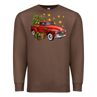 Chestnut christmas truck Premium Sweatshirt - FaDigitalArtStudio