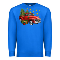 True Royal christmas truck Premium Sweatshirt - FaDigitalArtStudio