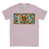 Lilac western sunflower and gemstone license plate Classic Tee - RanaPortraitStore