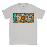 Moon Dust western sunflower and gemstone license plate Classic Tee - RanaPortraitStore