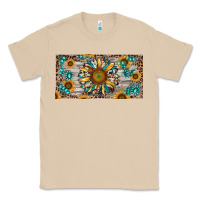 Mushroom western sunflower and gemstone license plate Classic Tee - RanaPortraitStore