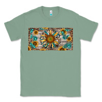 Sage western sunflower and gemstone license plate Classic Tee - RanaPortraitStore