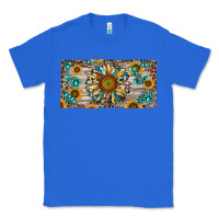 True Royal western sunflower and gemstone license plate Classic Tee - RanaPortraitStore