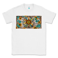 White western sunflower and gemstone license plate Classic Tee - RanaPortraitStore