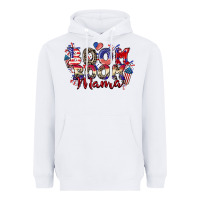 White Boom boom Mama 4th of july Heavyweight Hoodie - CowGirlArtShop