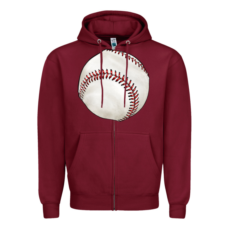 Baseball Zipper Hoodie by texasbilliewilder | Teevron