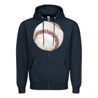 Navy baseball Zipper Hoodie - texasbilliewilder