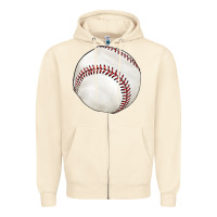 Sandshell baseball Zipper Hoodie - texasbilliewilder