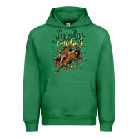 Emerald lucky cowboy Urban Hoodie - MaliasSmallBusiness