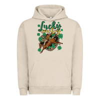 Pigment French Oak lucky cowboy Urban Hoodie - MaliasSmallBusiness