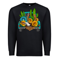 Black western truck Horseshoe Premium Sweatshirt - HRA Design Shop