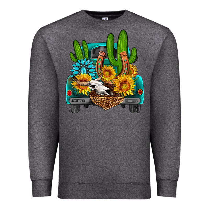Western Truck Horseshoe Premium Sweatshirt by HRA Design Shop | Teevron