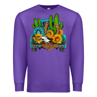 Purple western truck Horseshoe Premium Sweatshirt - HRA Design Shop