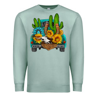 Seafoam western truck Horseshoe Premium Sweatshirt - HRA Design Shop